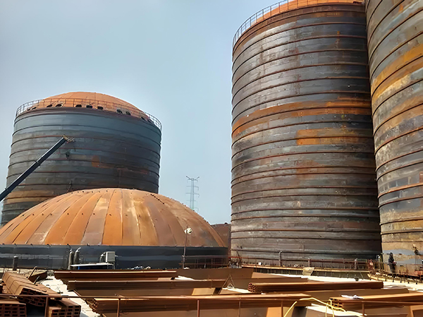 坡头焦粉钢板仓